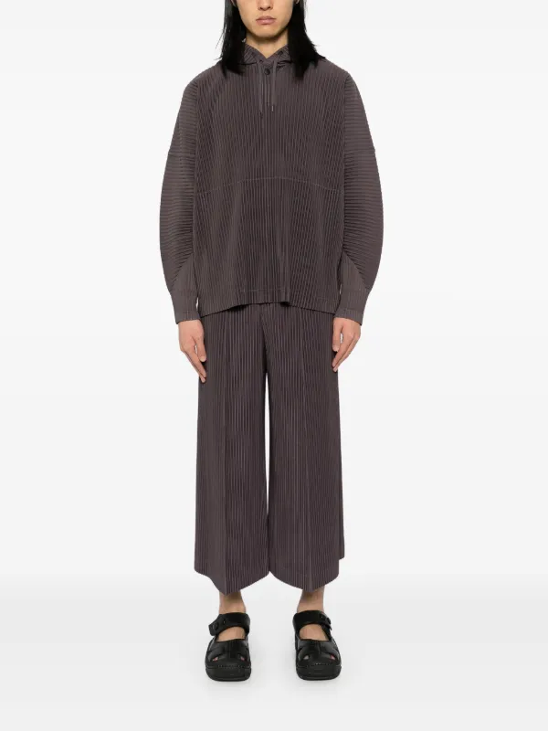 Homme Plissé Issey Miyake Mc December Hoodie | Neutrals | FARFETCH