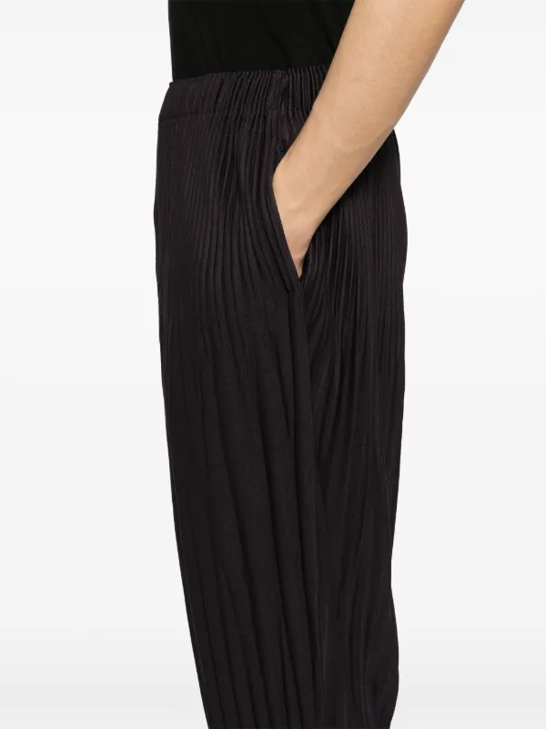 Homme Plissé Issey Miyake RB Pants | Purple | FARFETCH SG