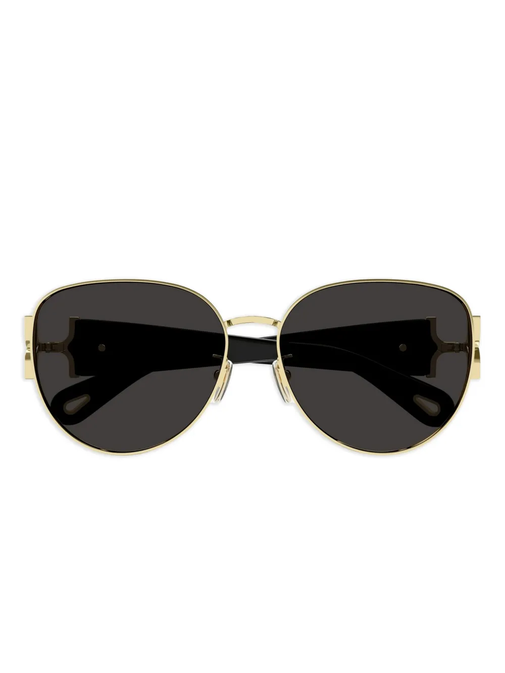 Chloé Eyewear Occhiali da sole tondi - Oro