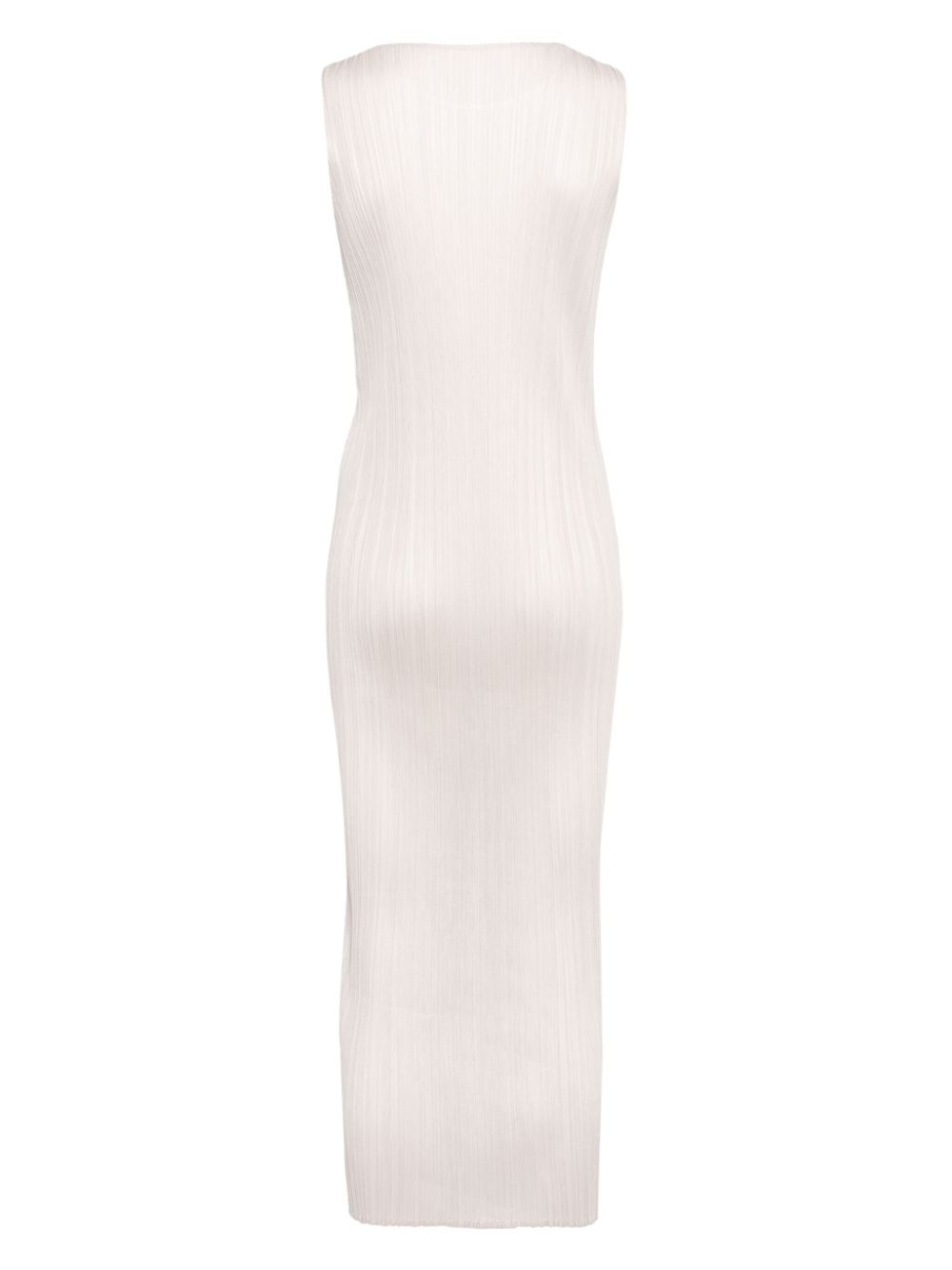 Pleats Please Issey Miyake NC Basics 4 midi dress - Beige