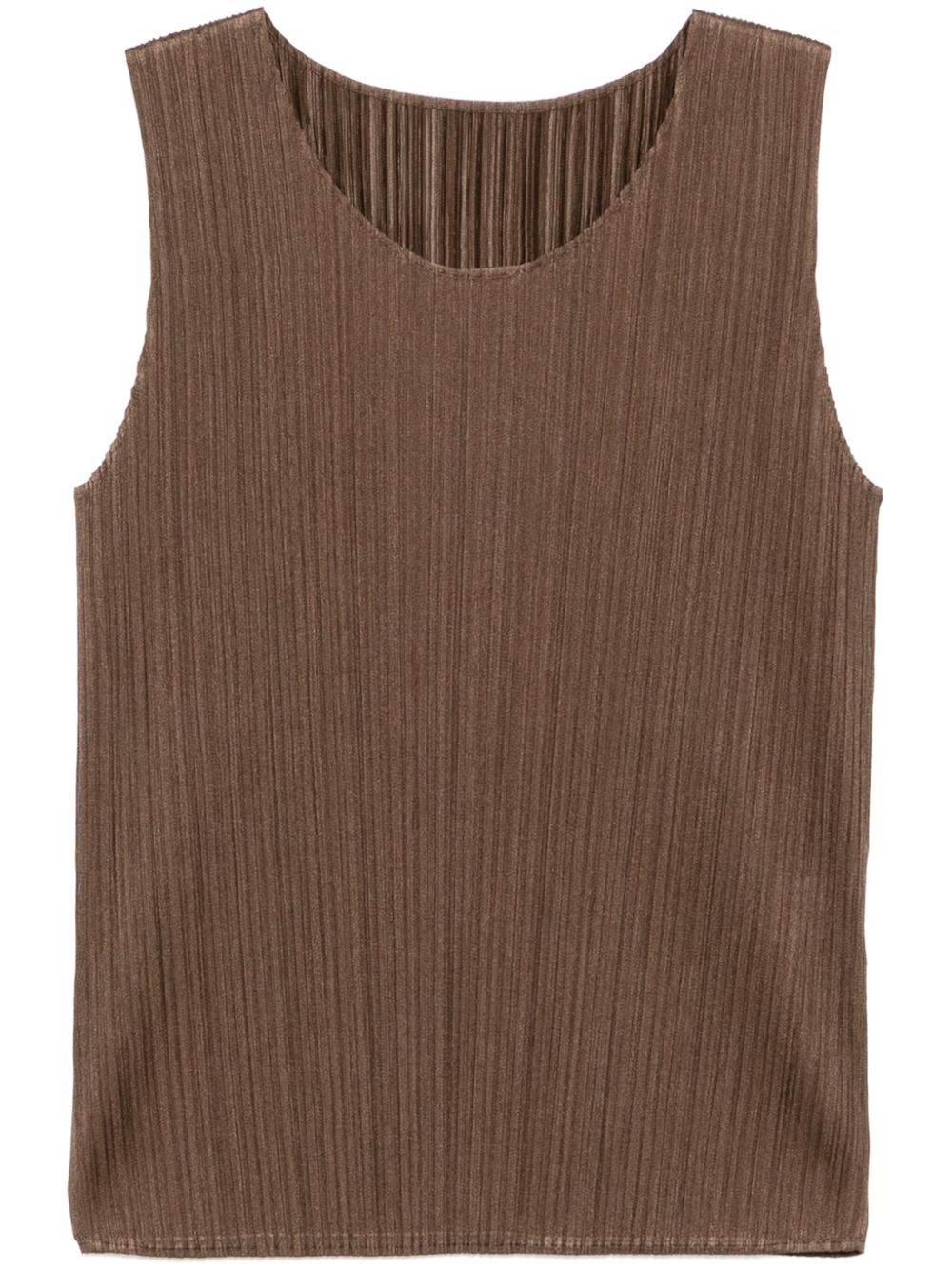 pleated vest