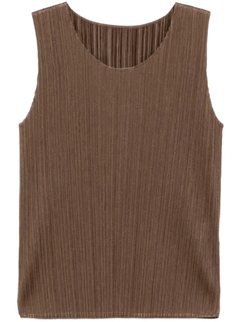 Pleats Please Issey Miyake débardeur plissé