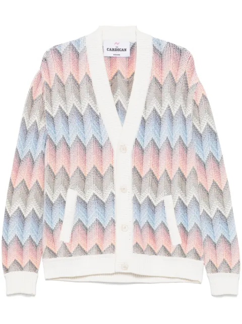 Missoni cárdigan con motivo chevron