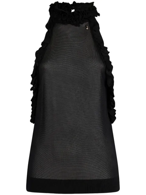 LIU JO ruffle-detailing top 