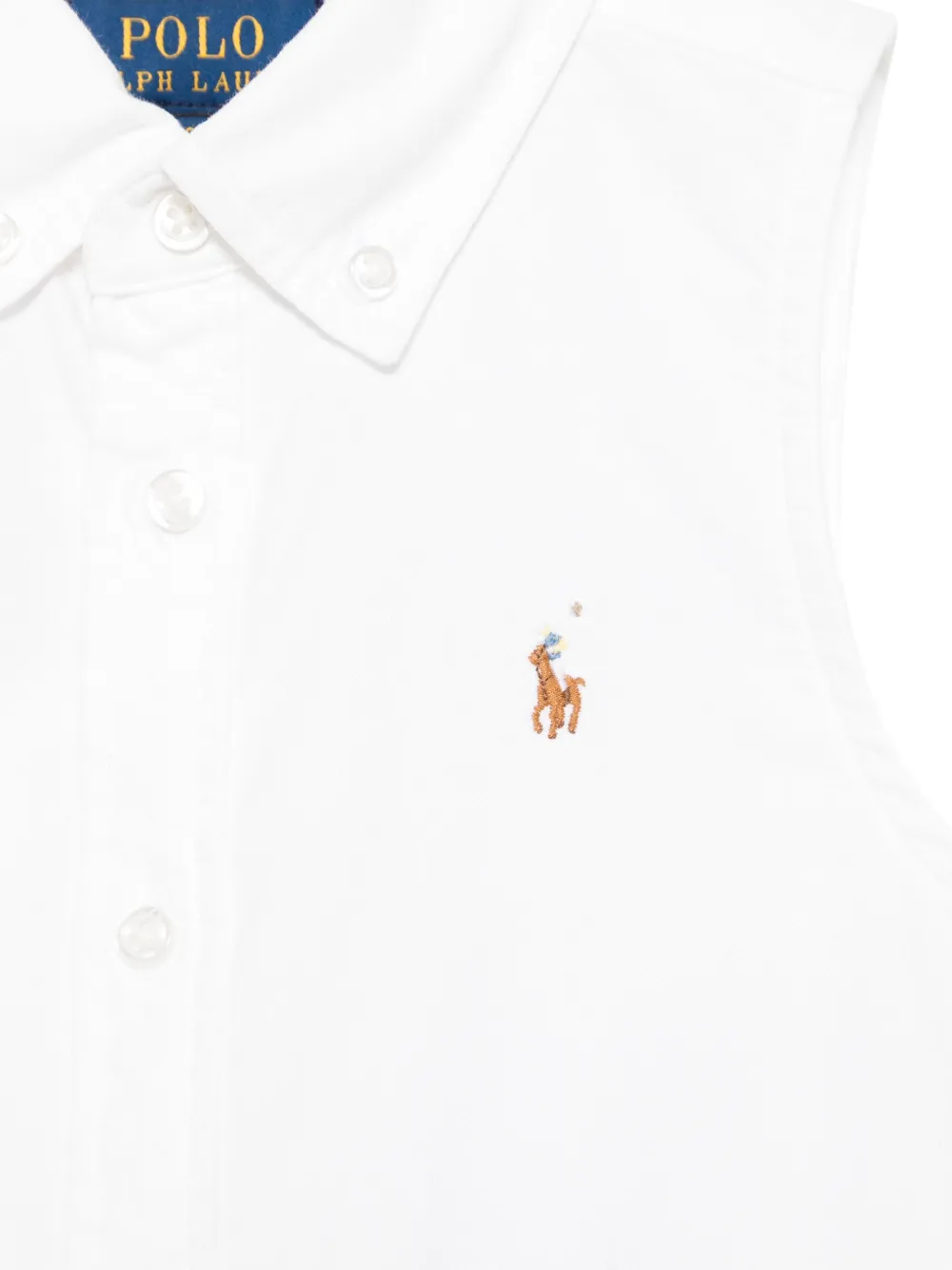 POLO RALPH LAUREN KIDS Polojurk met borduurwerk Wit