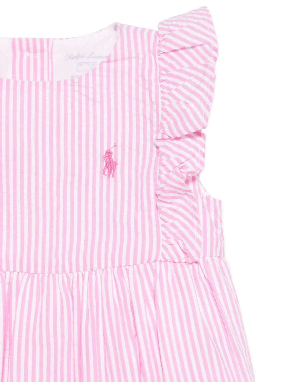 POLO RALPH LAUREN KIDS Nantucket romper Roze