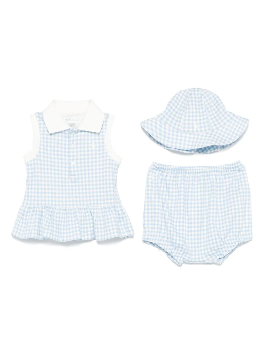 POLO RALPH LAUREN KIDS Katoenen jurk Blauw