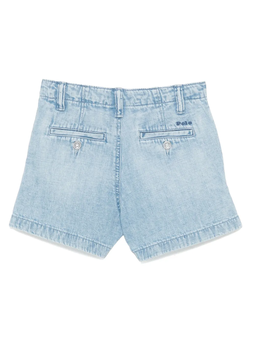 POLO RALPH LAUREN KIDS Katoenen spijkershorts Blauw
