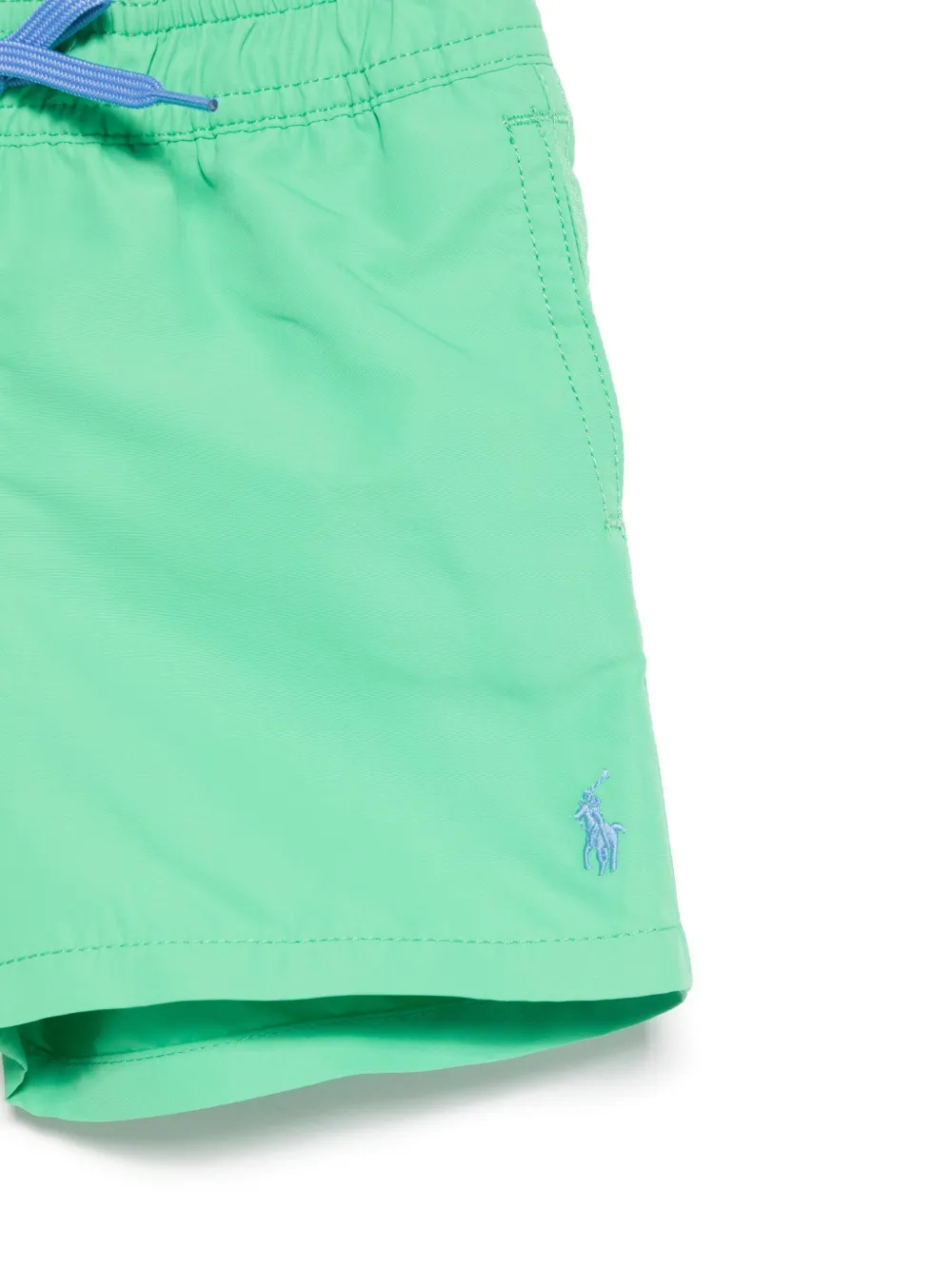 POLO RALPH LAUREN KIDS Zwembroek met geborduurd logo Groen