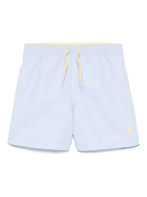 POLO RALPH LAUREN KIDS shorts de playa con logo bordado