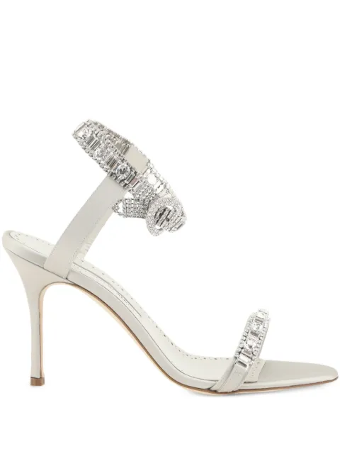 Manolo Blahnik 90mm Asasan sandals 
