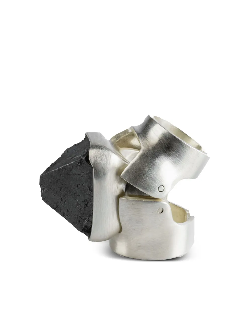 PARTS OF FOUR X FANGOPHILIA STERLING SILVER JOINT TALISMAN RING 