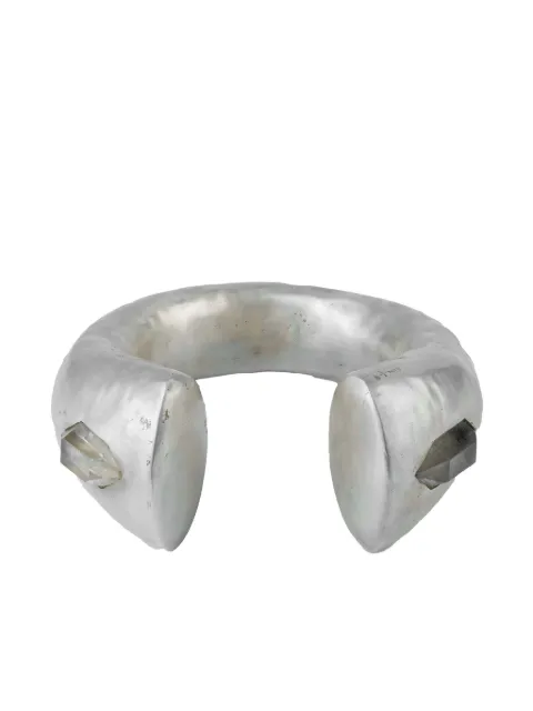 Parts of Four silver-plated Monster Druid quartz bracelet