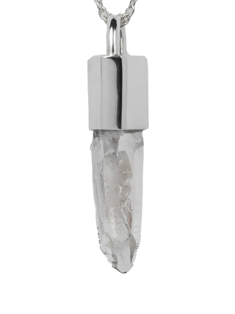 Parts of Four collar Talisman en plata de ley con cuarzo