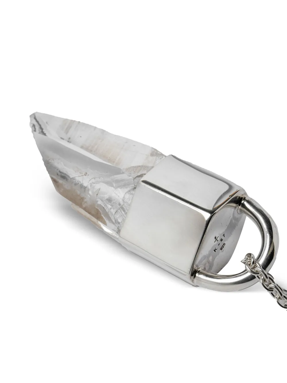 Sterling Silver Talisman Quartz Necklace