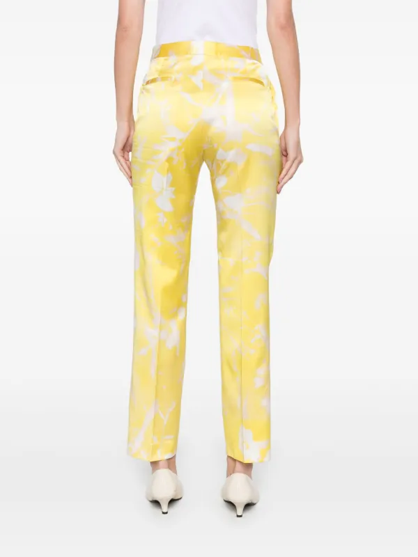 Fabiana Filippi Pantaloni In Seta | Giallo | FARFETCH IT