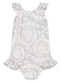 Versace Kids Barocco swimsuit - Neutrals