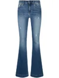 LIU JO rhinestone-embellished bootcut jeans - Blue