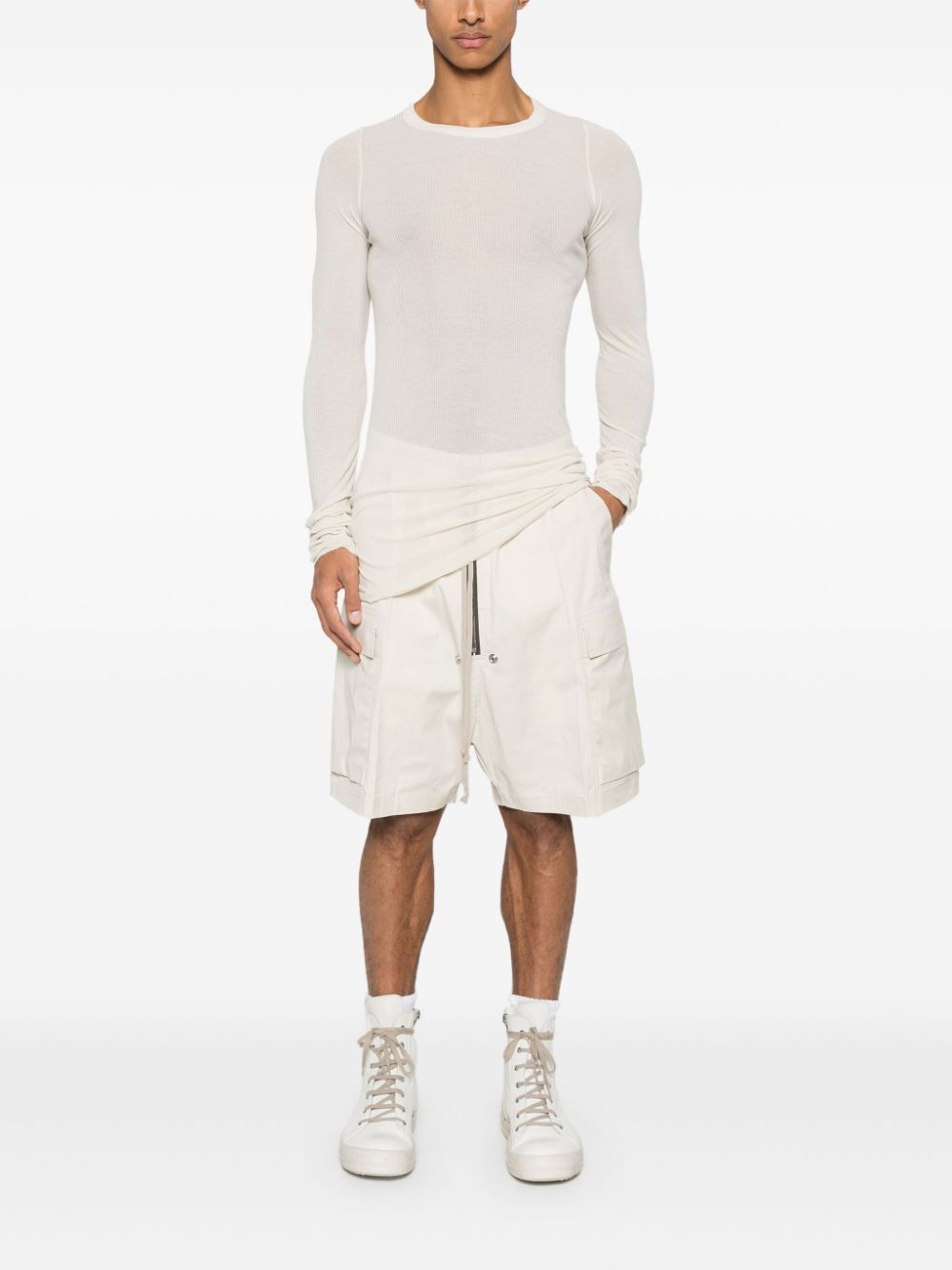 Rick Owens Cargobela shorts - Beige