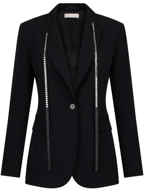 LIU JO rhinestone-embellished blazer