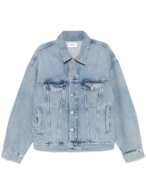 Alexander Wang プリント デニムジャケット | ブルー | FARFETCH JP