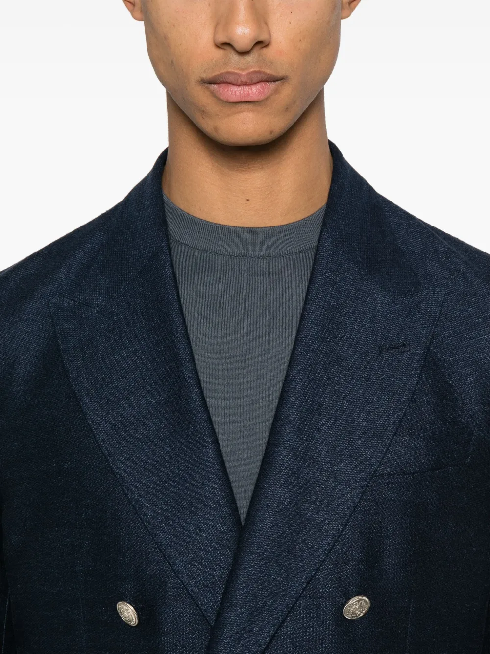 Eleventy Blazer met dubbele rij knopen Blauw