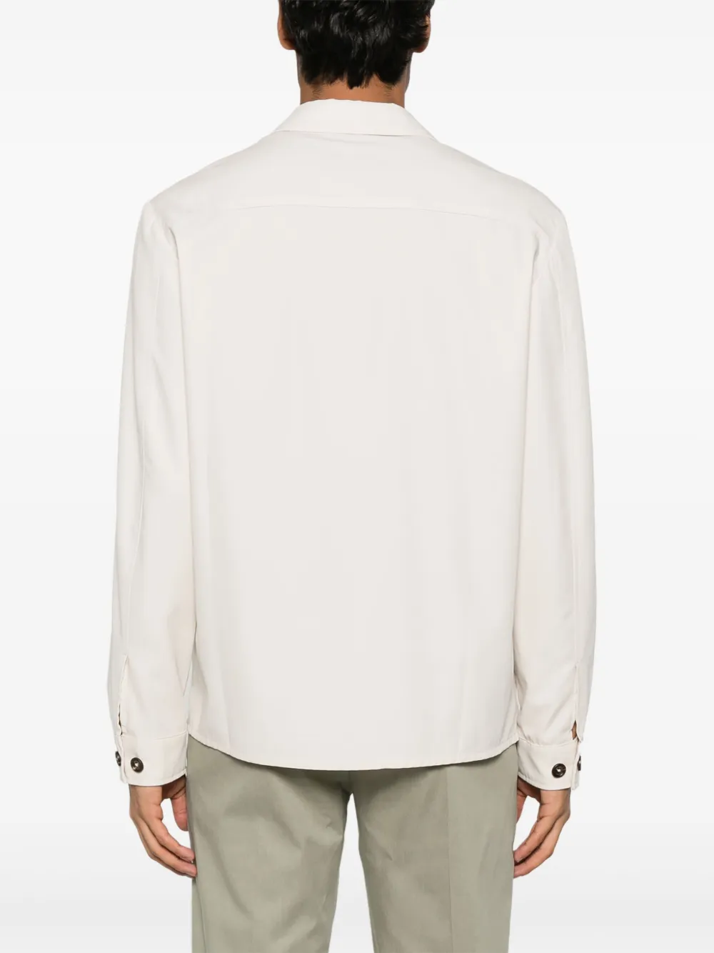 Eleventy Katoenen shirtjack Beige