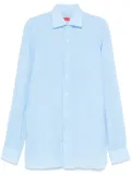 Isaia linen shirt - Blue