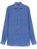 Isaia linen shirt - Blue