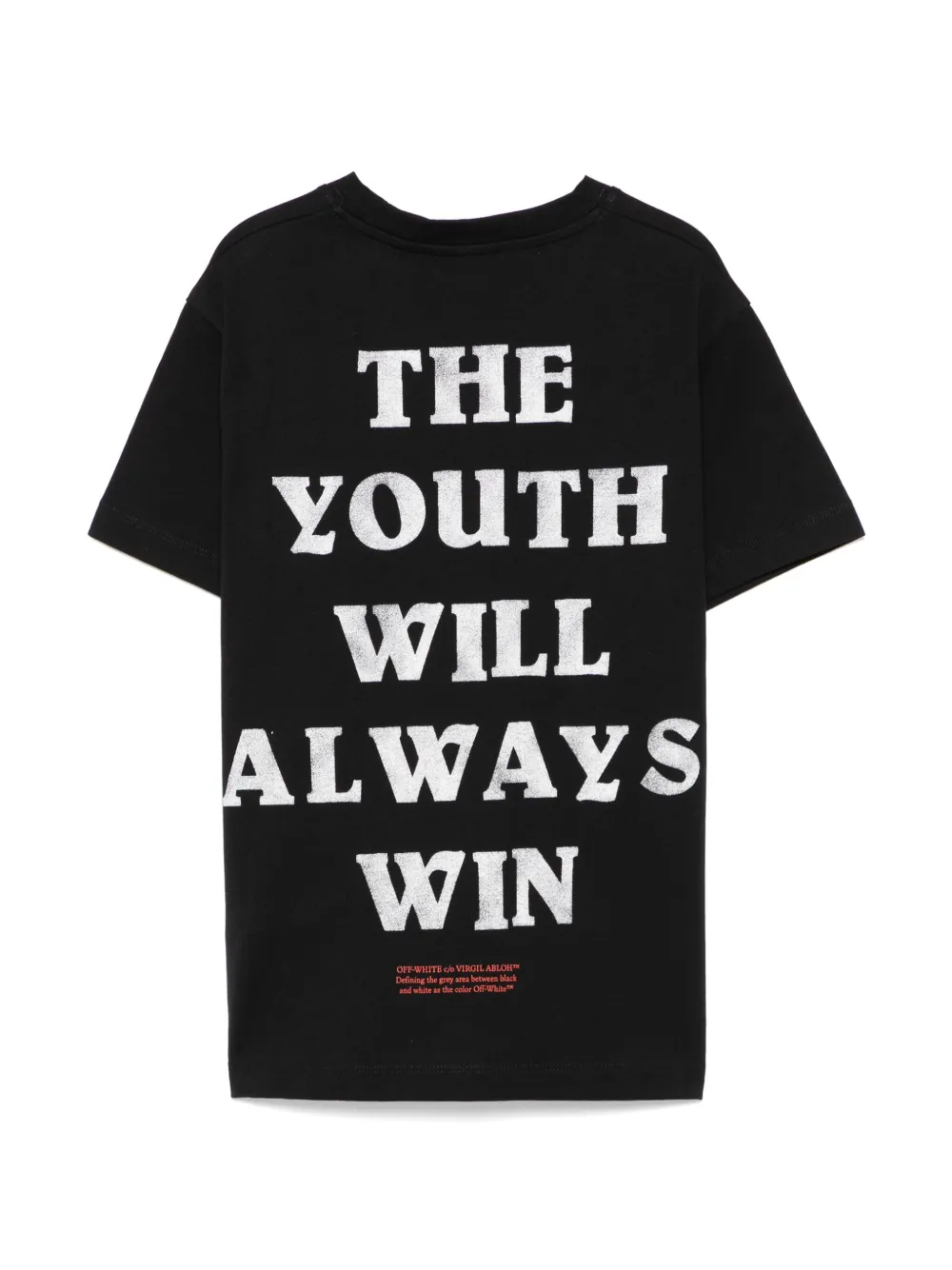 Off-White Kids T-shirt met print - Zwart