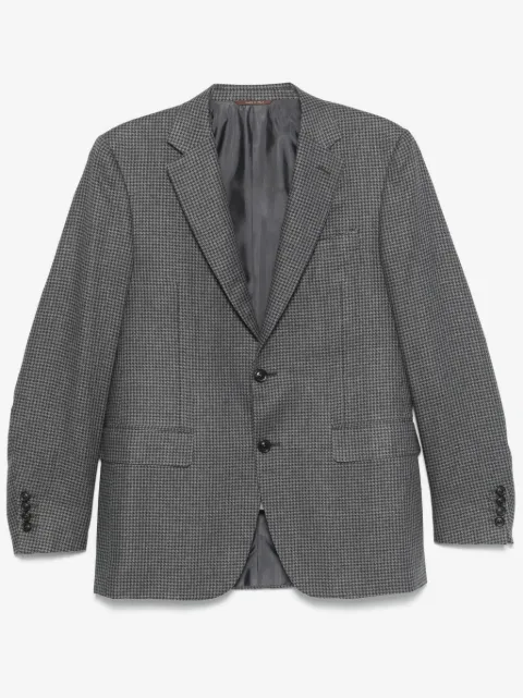 Canali hundtandsmönstrad blazer