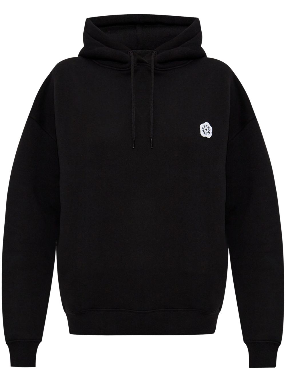 logo-embroidery cotton hoodie