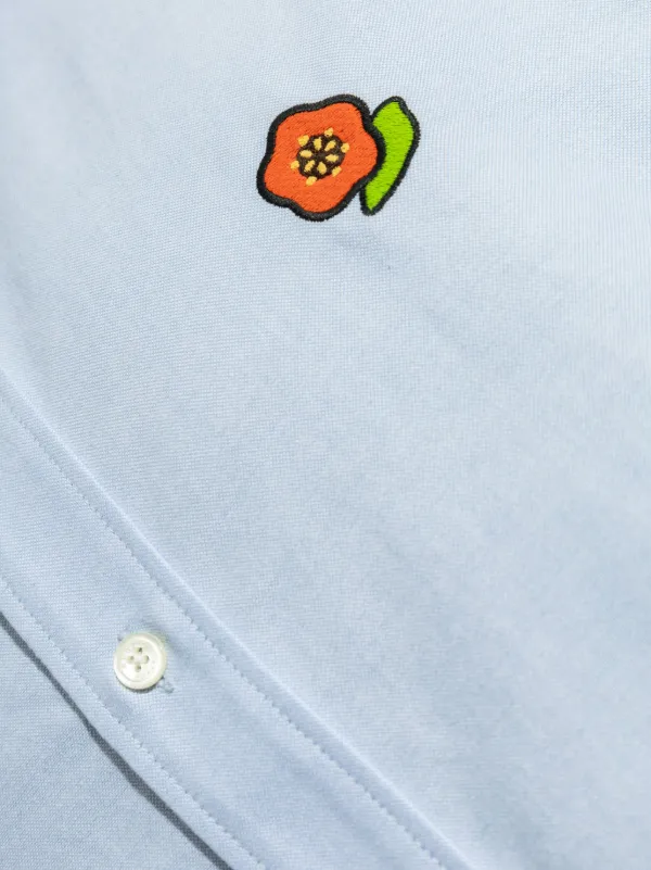 bocbok 복복 PRESSED FLOWER JERSEY TOP BLUE Active Jerseys Woman JERSEYKA BLOOM LADY Shirt VIOLET - BLACK
