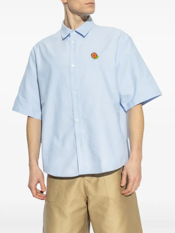 bocbok 복복 PRESSED FLOWER JERSEY TOP BLUE bocbok 복복