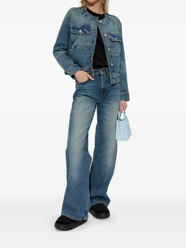 Kenzo Ayame wide-leg Jeans | Blue | FARFETCH RO