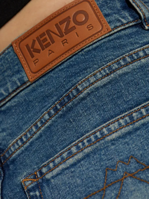 Kenzo Ayame wide-leg Jeans | Blue | FARFETCH RO