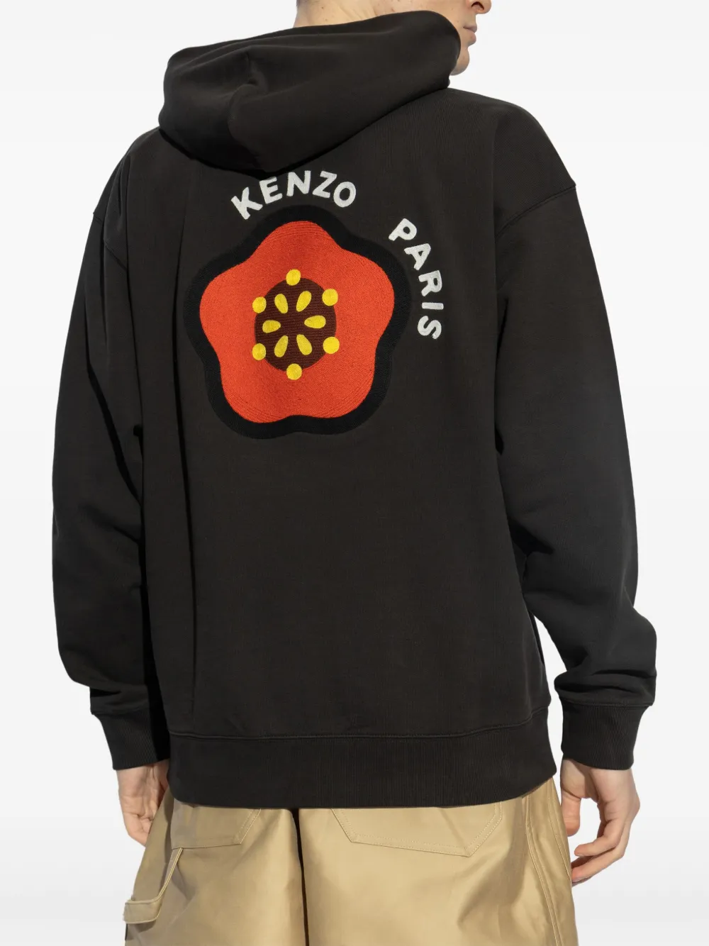 Kenzo Boke Flower hoodie Zwart