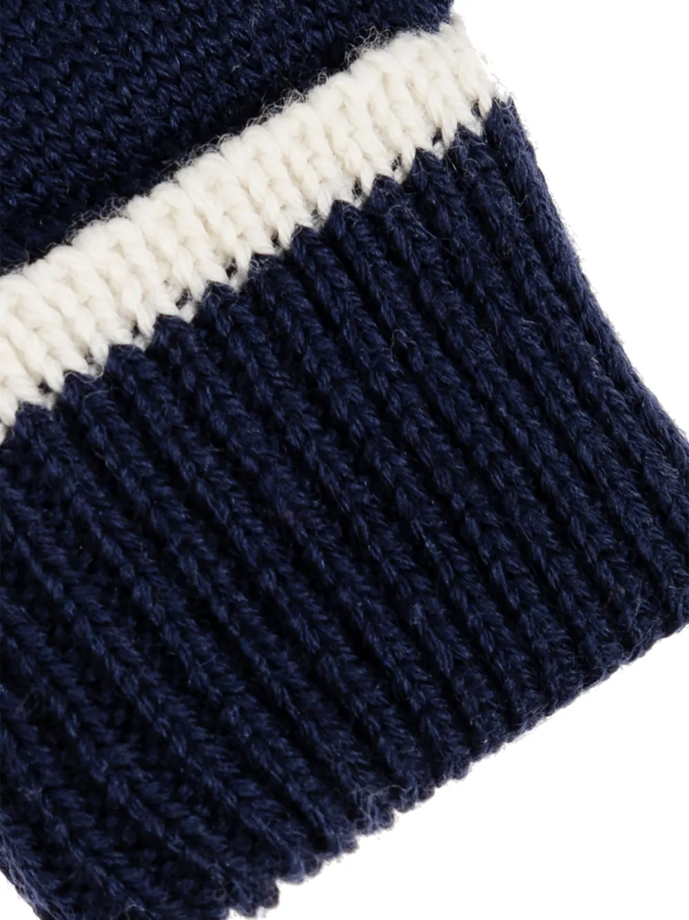 Konges Sløjd Merino Wool Mittens In Blue