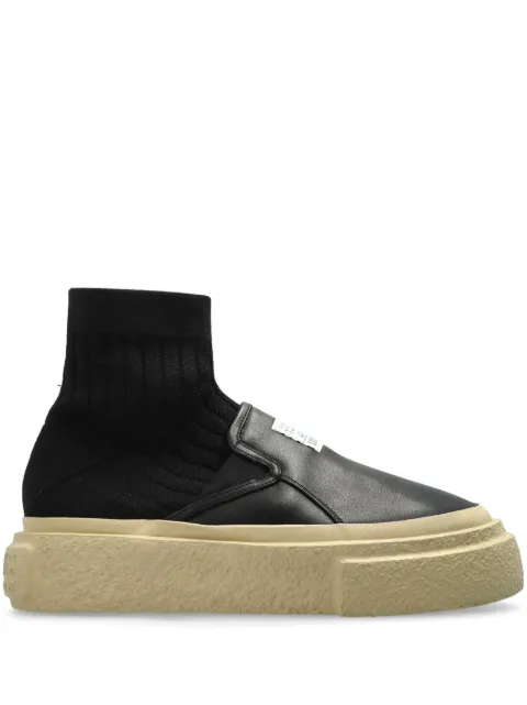 MM6 Maison Margiela tenis con apliques de calcetín