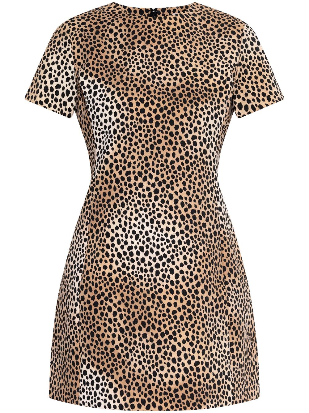 cheetah-print mini dress