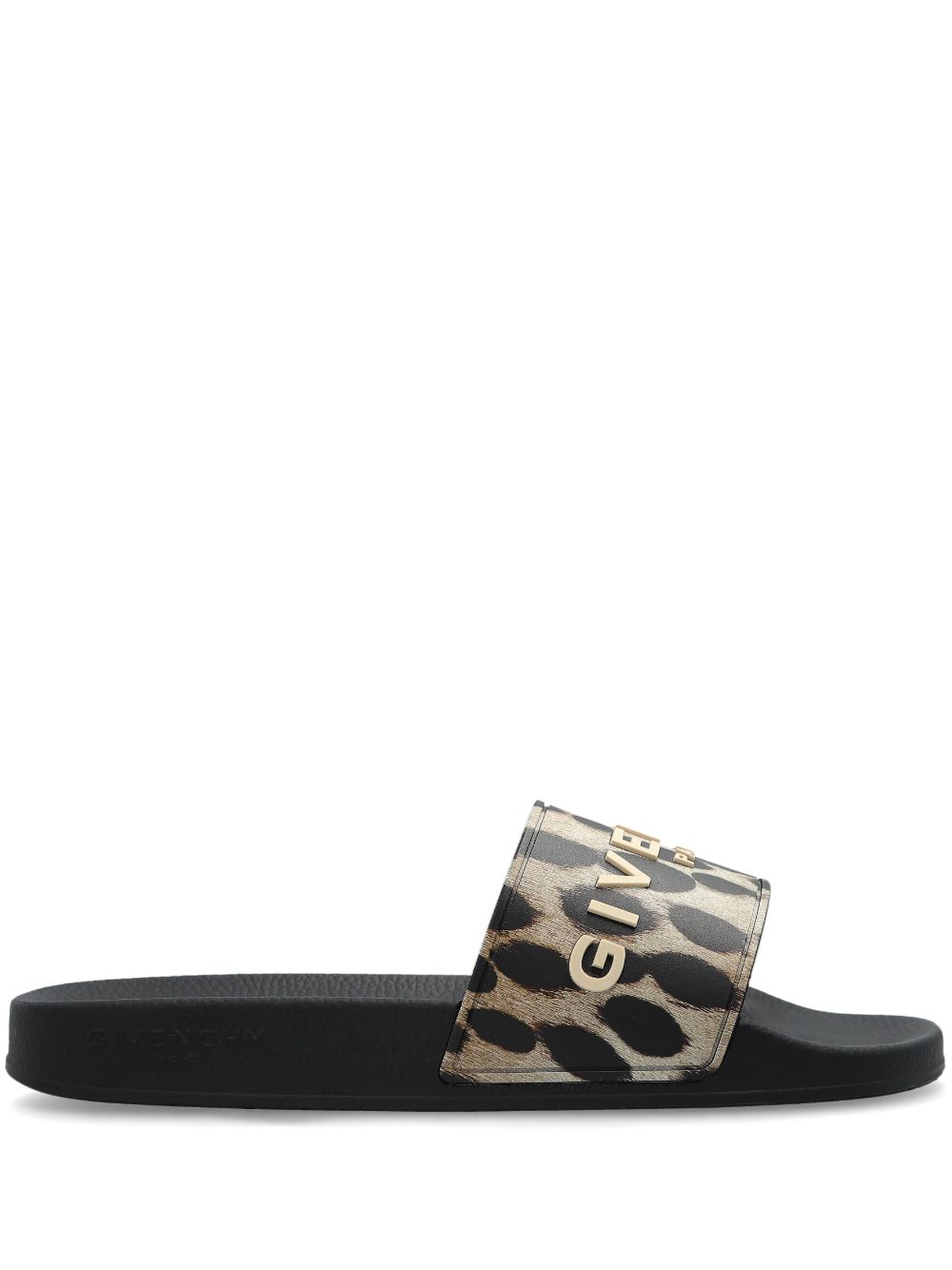 leopard-print slides