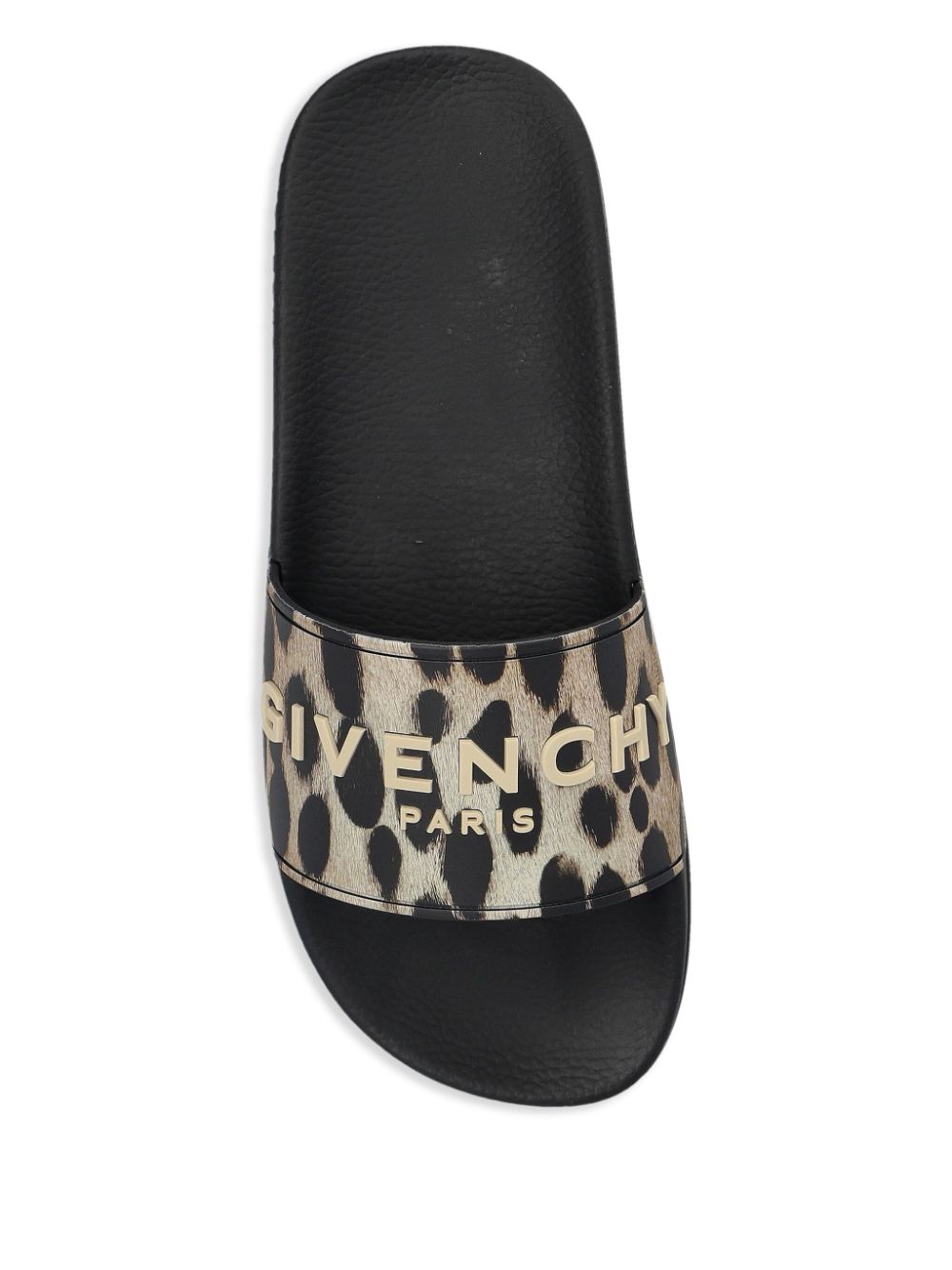 Givenchy leopard-print slides Beige