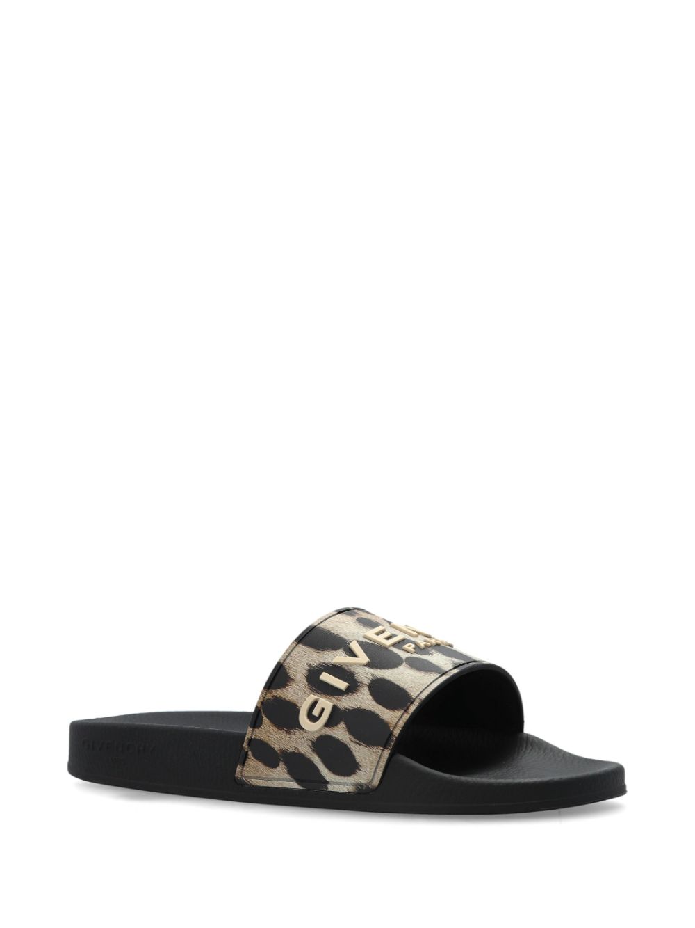 Givenchy leopard-print slides - Beige