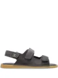 Dolce & Gabbana touch-strap leather sandals - Grey