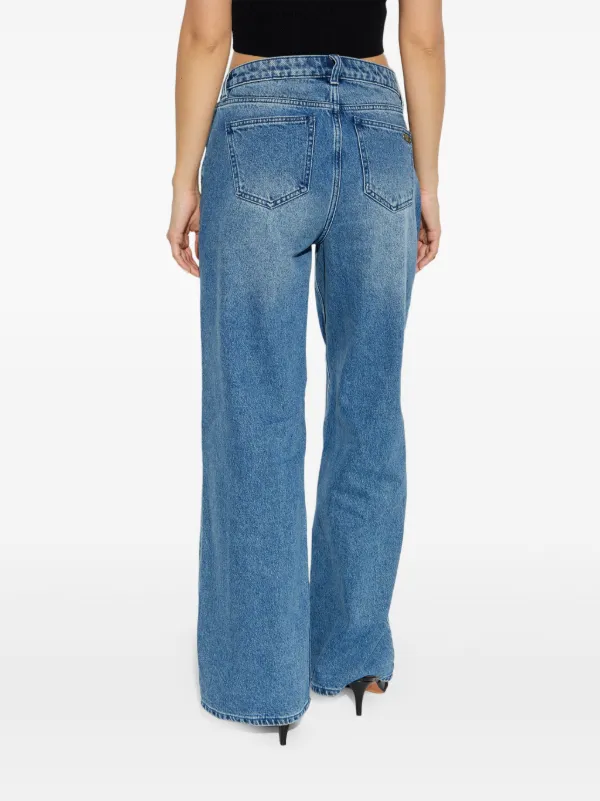 【関税&送料込】Michael By Michael Kors Jeans Wide Leg Michael Michael Kors wide-leg Jeans | Blue | FARFETCH