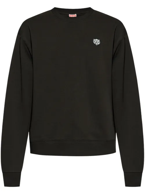 Sweat en coton à patch logo - Kenzo - Modalova