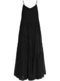 Michael Michael Kors cotton tiered dress - Black