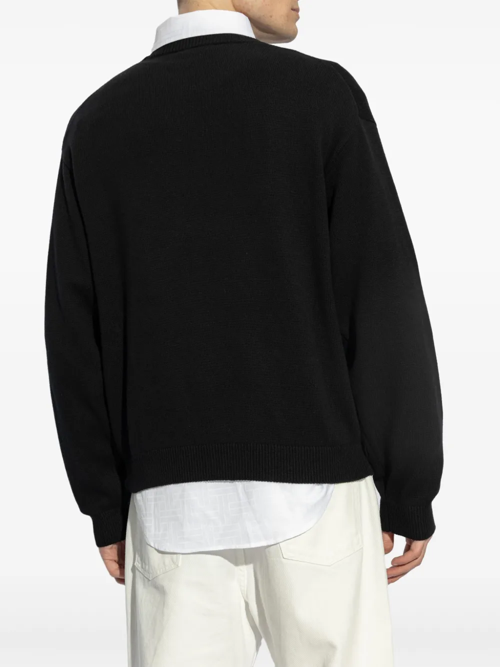 Kenzo Sweater met geborduurd logo Zwart