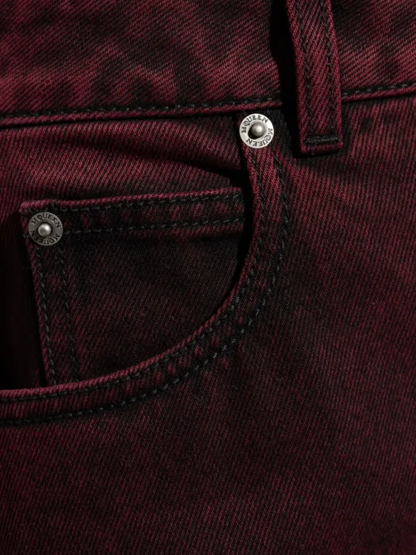 Alexander McQueen Flared Jeans | Red | FARFETCH