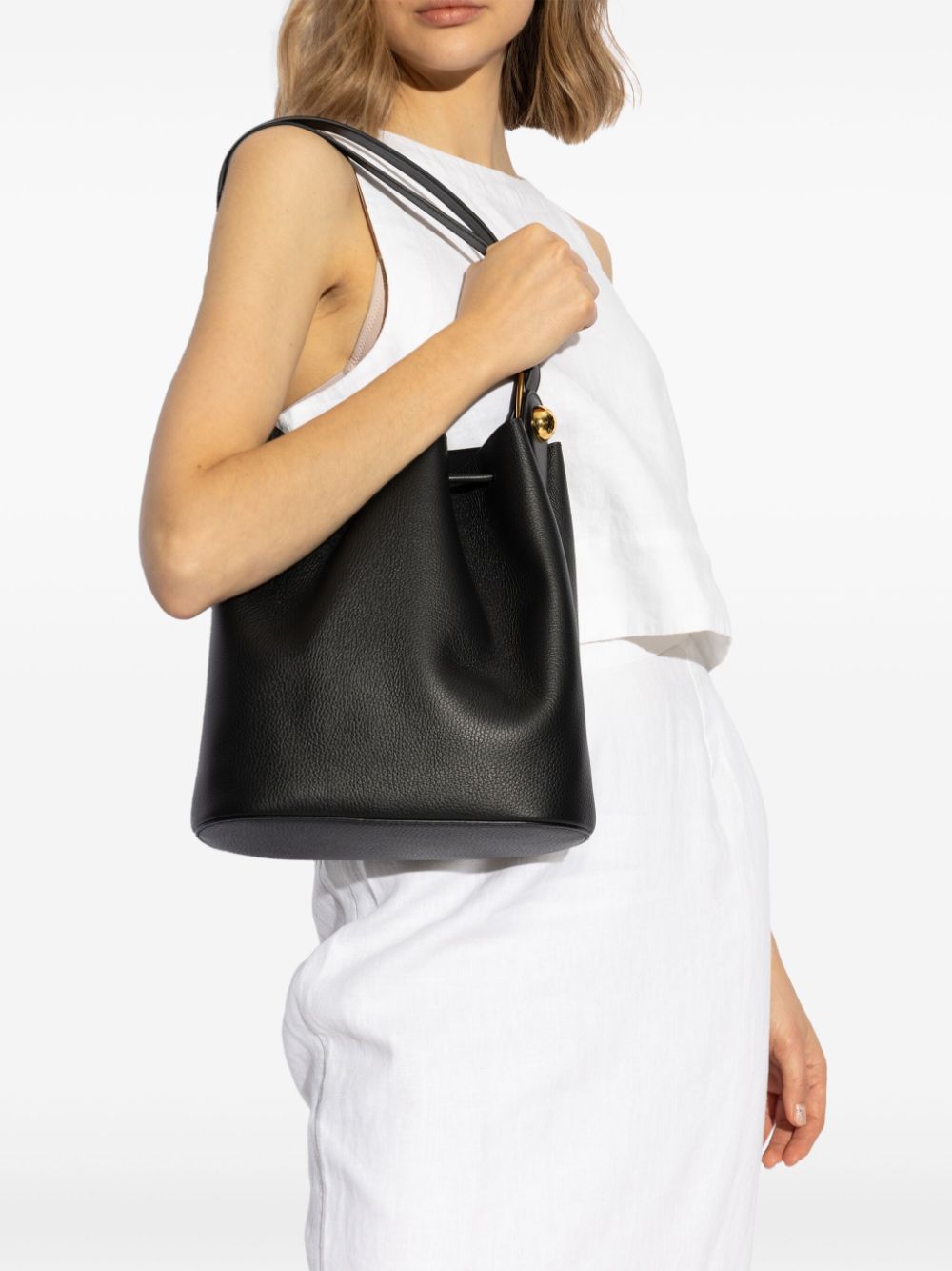 Furla Sfera bucket bag - Zwart